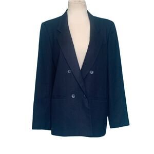 Alcott & Andrews Blue doble breasted blazer size small